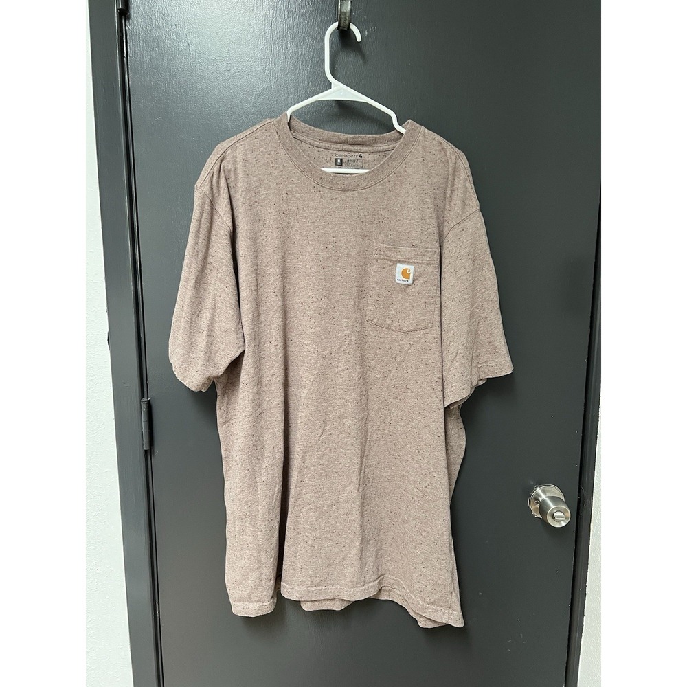 Carhartt Loose Fit T-shirt Spotted Texture Mens Stretchy Size XL